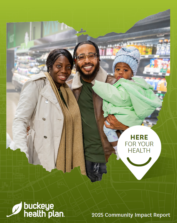 2025 Community Impact Report Cover - Here For Your Health