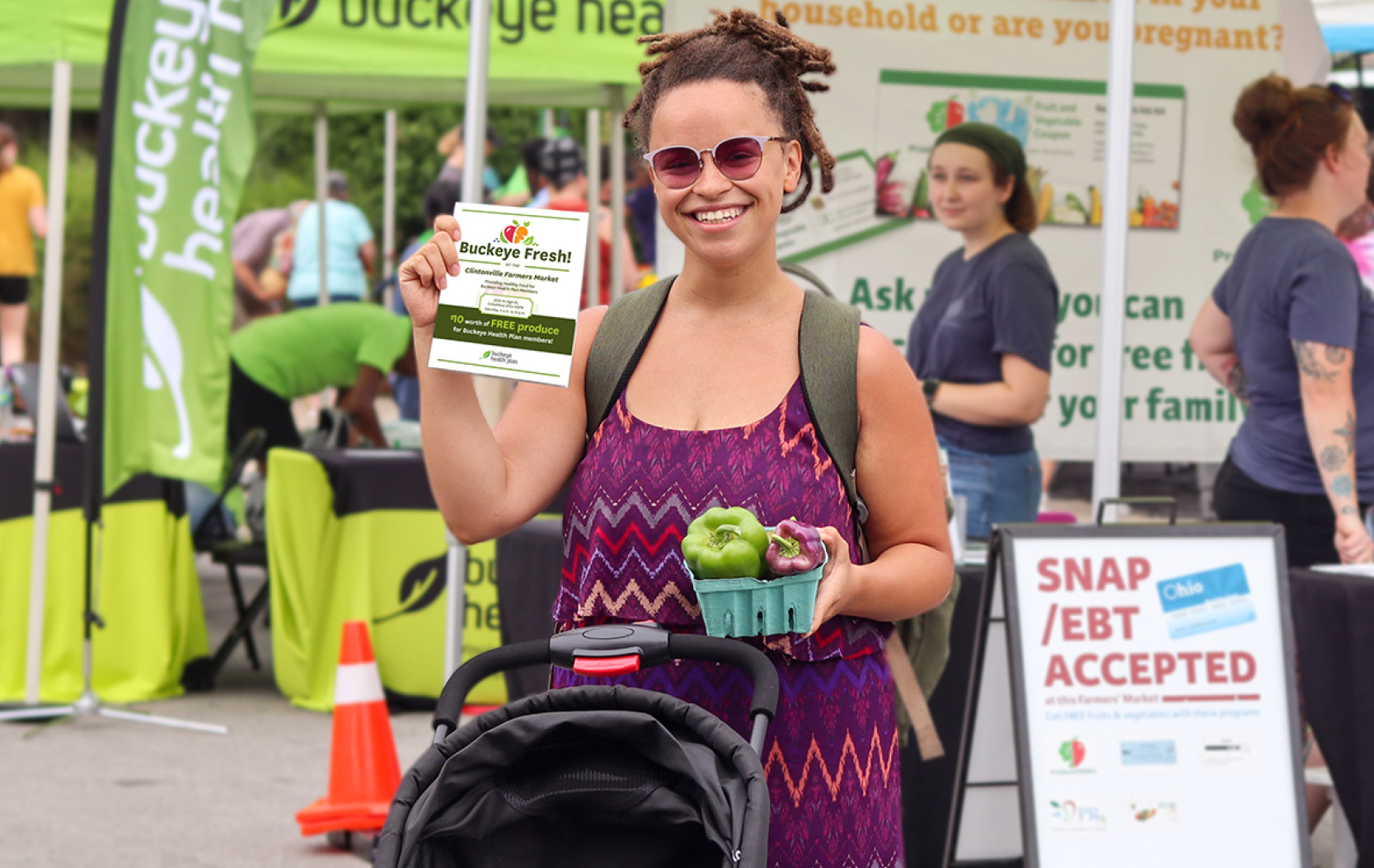 Buckeye Member at local Buckeye Fresh Farmers Market