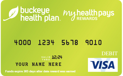 My Health Pays Rewards Card