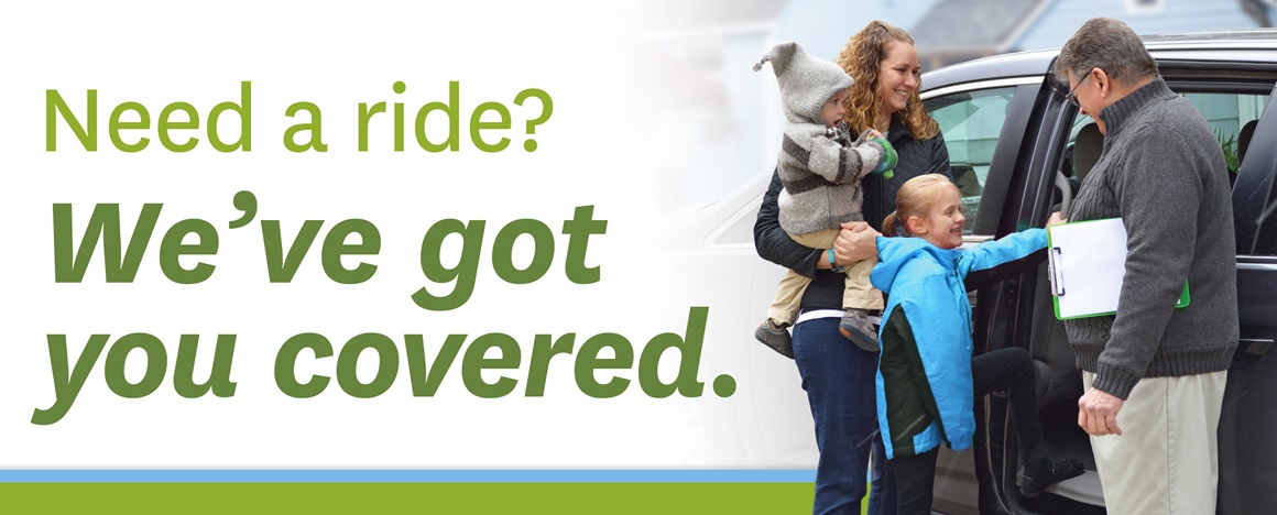 Need a ride? we've got you covered.